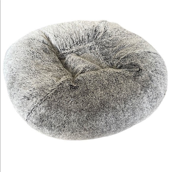 Grey Small Dog Poof Bed